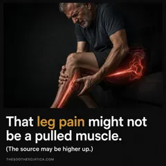 SootheSciatica ad: “That leg pain might not be a pulled muscle.”
