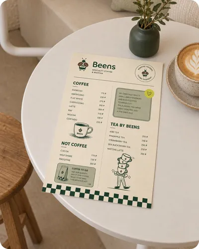 Beens menu