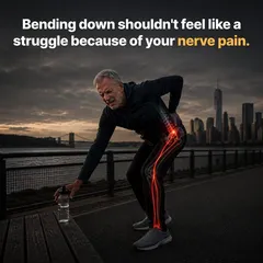 SootheSciatica ad: “Bending down shouldn't feel like a struggle because of your nerve pain.”
